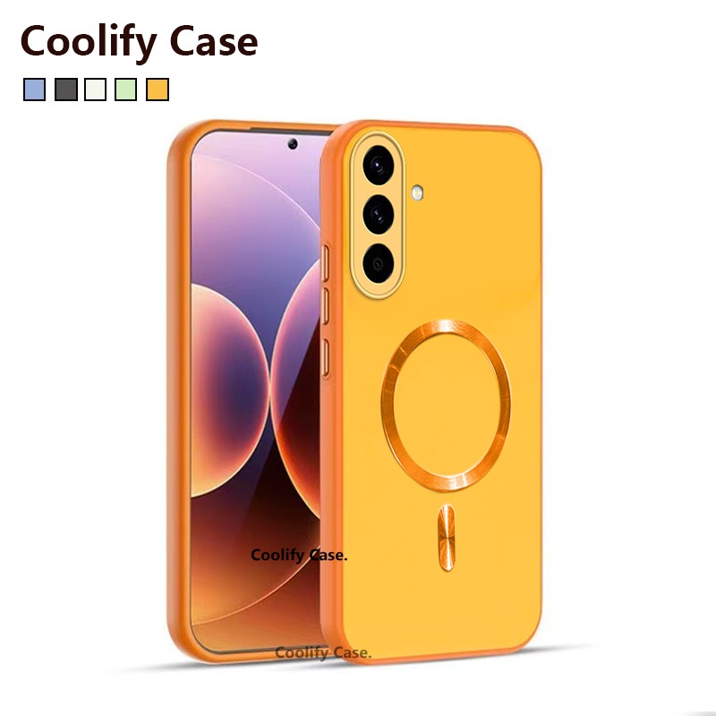 Capinha Magnética Samsung A14 A54 A34 A24 A04S A53 A73 A33 A13 A23 A52 A72 A32 4G Dura Caixa Telefone À Prova De Choque