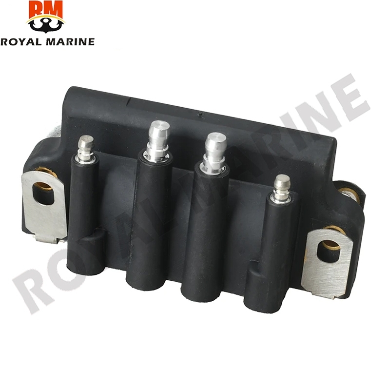 0583740 Nova Bobina De Ignição De Fio De Plugue Duplo Para Johnson Evinrude OMC 583740 0583740 Peças De Motor De Barco 1