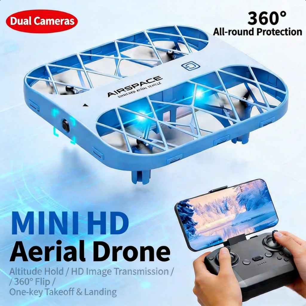 Novo DIY Quadcopter montagem avião de controle remoto treinamento Rollover HD fotografia aérea Mini Drone