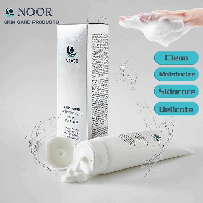 Limpador Facial De Aminoácidos NOOR , Lavagem Hidratante De Limpeza Profunda , Suave Não Comedogênico Para Todos Os Tipo