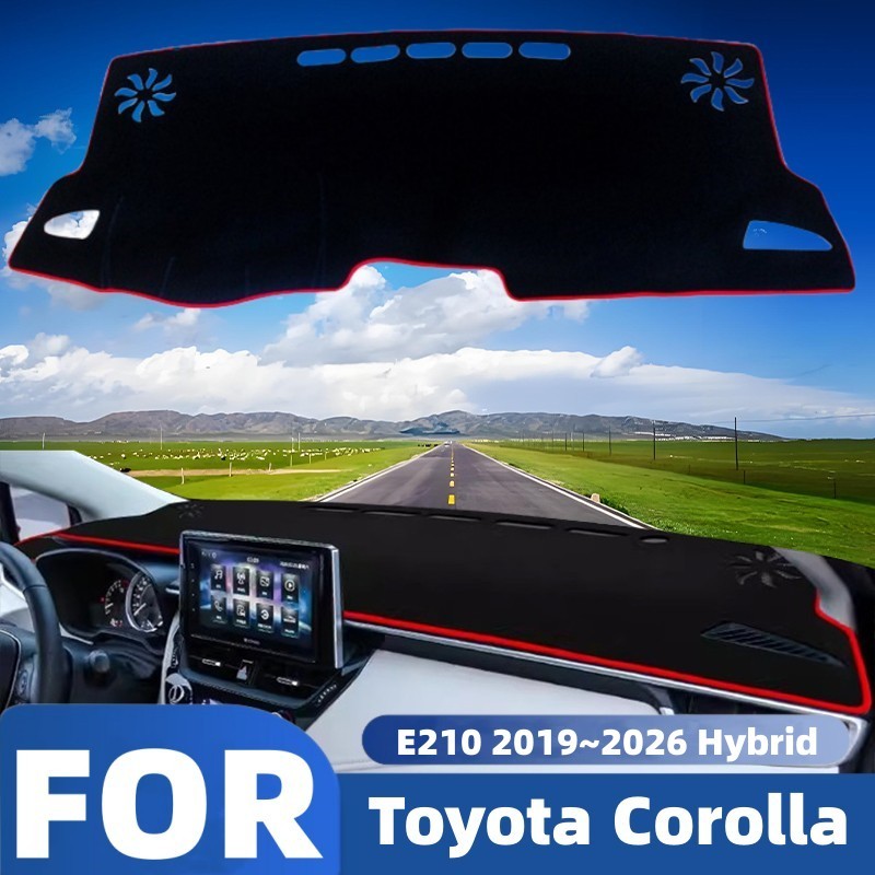Para Toyota Corolla E160 E170 E180 E210 2014 ~ 206 E210 Capa Híbrida Painel De Controle Central Do Carro , Protetor Sola