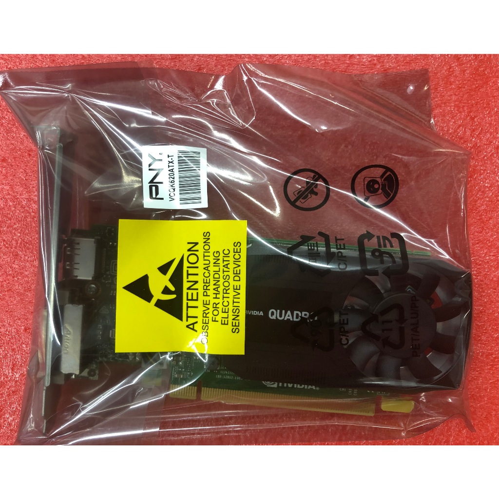– Novo Pny Nvidia Quadro K620 2gb 128 Bits Ddr3 Pci Express 2.0 X16 Placa Gráfica Altura Total 1 X Dp (1.2) , Dvi-i VCQK