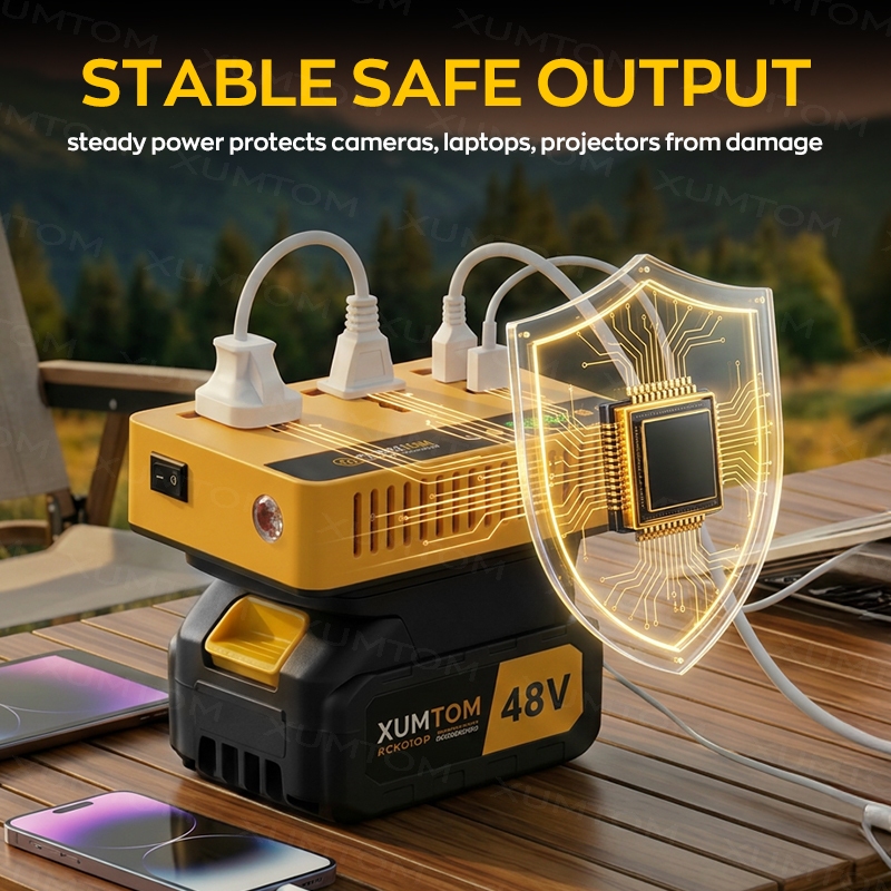 Inversor De Energia 120W 127V DC Para AC Portátil Veículo , Escritório Doméstico E Uso Diário