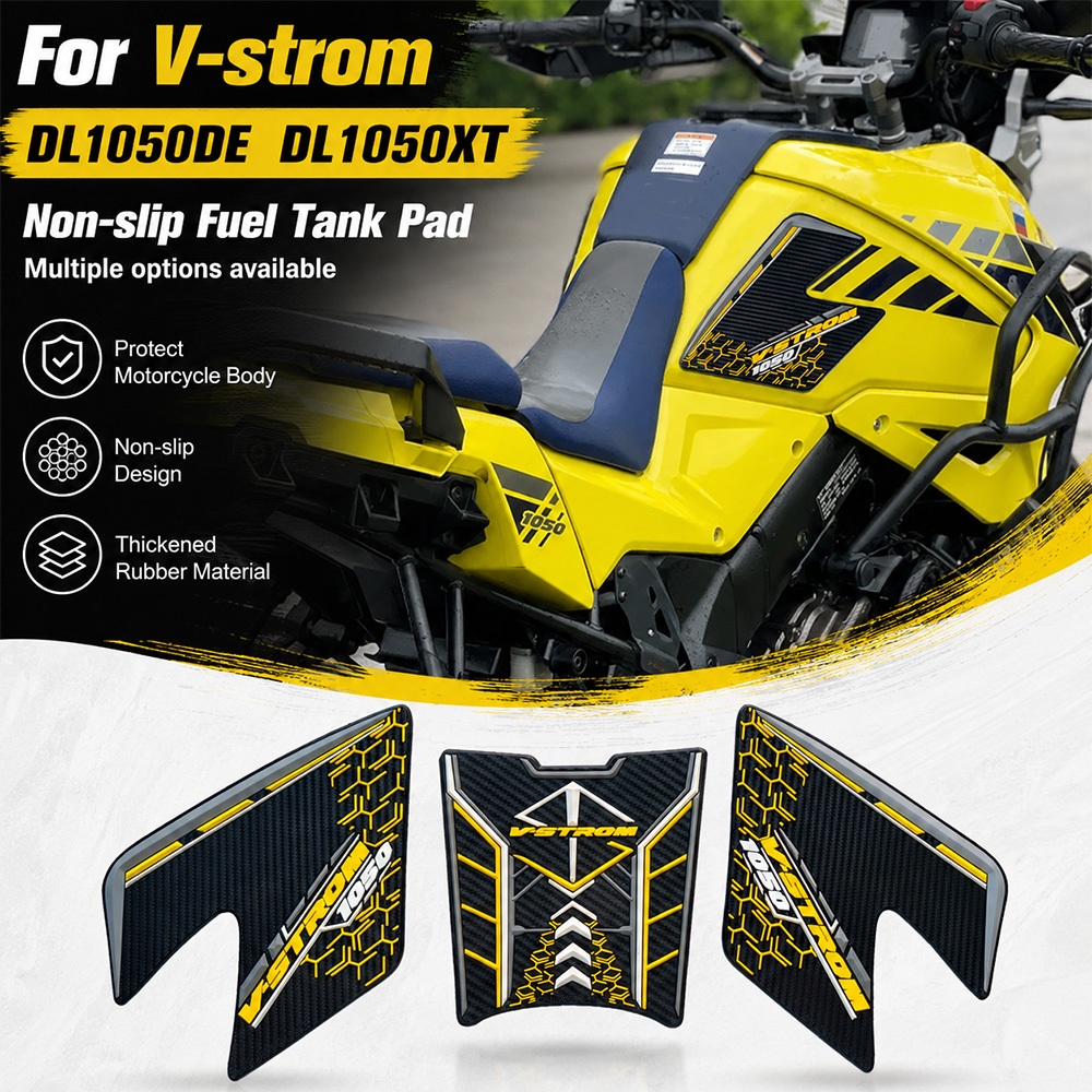 Para Suzuki V-STROM DL1050DE/XT DL1050 DE DL 1050XT Acessórios Da Motocicleta Tanque DE Combustível Adesivos Almofadas P