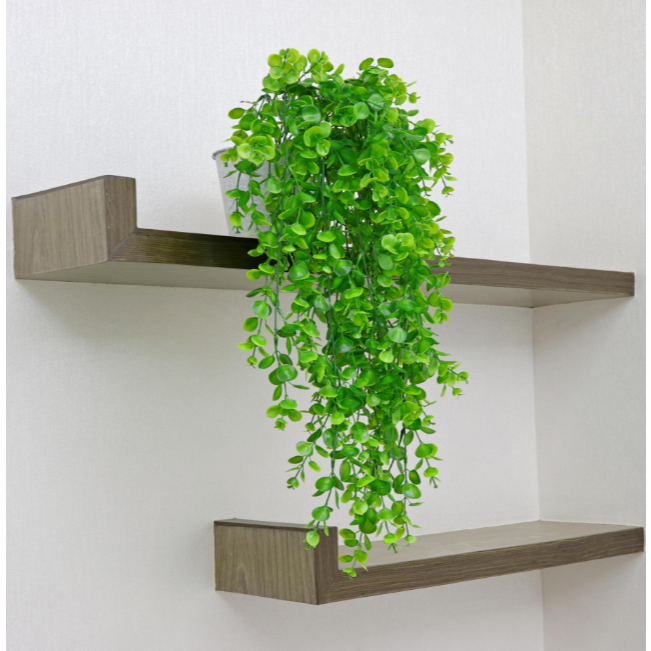 Pendentes Folhagem Jardim Vertical Enfeite Realista 78cm