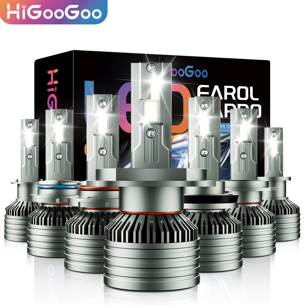 HiGooGoo Par 30000LM G50 Farol Ultra LED Carro Lâmpada Garantia De Dois Anos 150W 6500K H1 H3 H4 H7 H11 9005 9006 H27