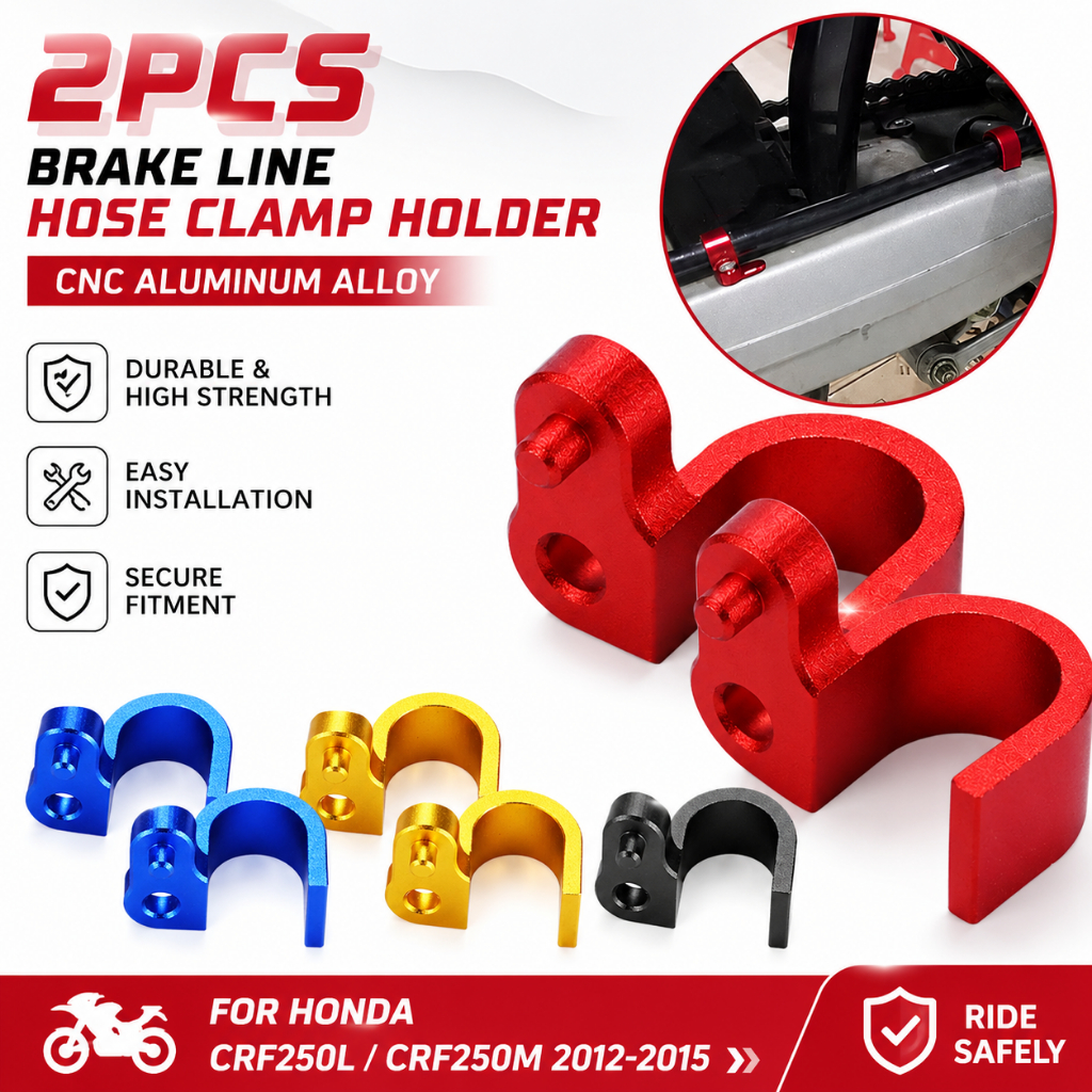 Braçadeira De Suporte De Linha De Freio Dianteiro De Alumínio CNC Durável Para Peças De Dirt Bike Honda CRF250L CRF250M