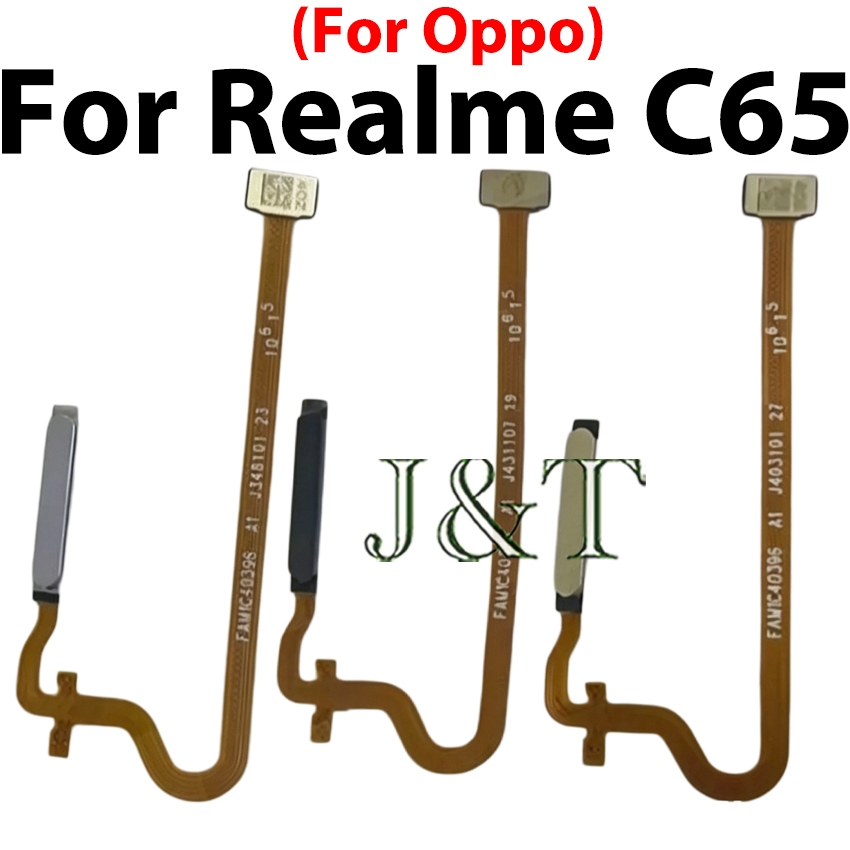 sensor De Impressão Digital Para Realme C65 , Botão Liga/Desliga , flex RMX3910