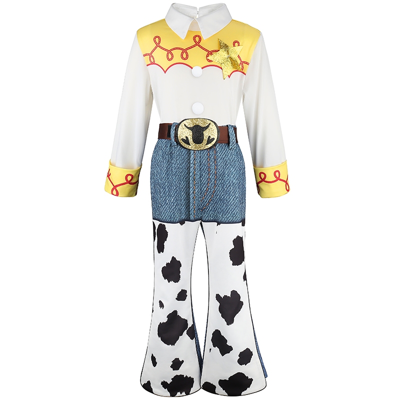 Conjunto De Roupas Para Meninas 2026 Moda Toy Story Jessie Woody Cosplay Csotume Manga Longa Primavera Outono Roupa De F — imagem 2 de 2
