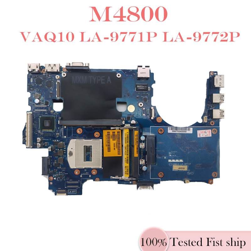 Para Dell Precisão M4800 Portátil Placa-Mãe AQ10 LA-9771P 9772P CN-0THP1N Testado Trabalho Completo