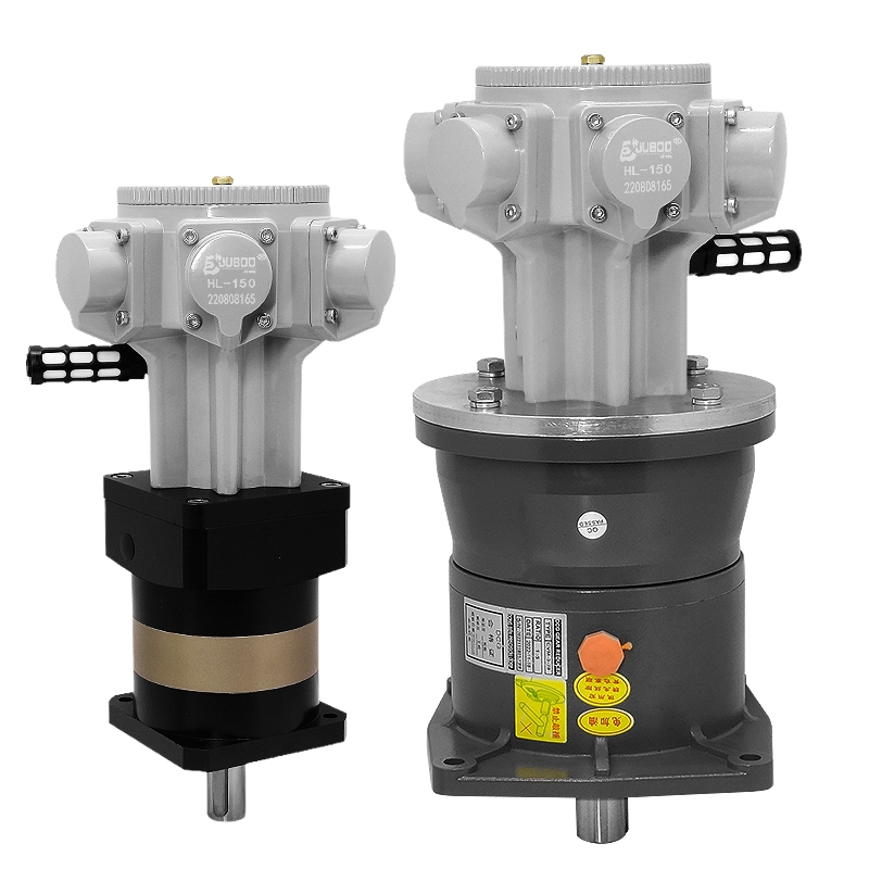 Motor pneumático de grau Industrial HL-150 Motor de seis cilindros tipo pistão com engrenagem de redução do planeta Redu