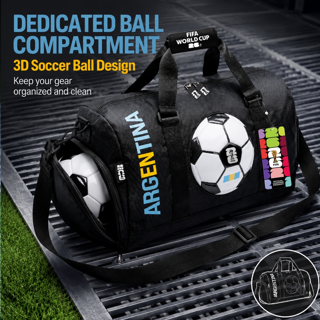 FIFA Copa Do Mundo Bolsa Crossbody De Grande Capacidade Da De Dupla Utilização E Ombro Com Alça Espessada Equipamentos