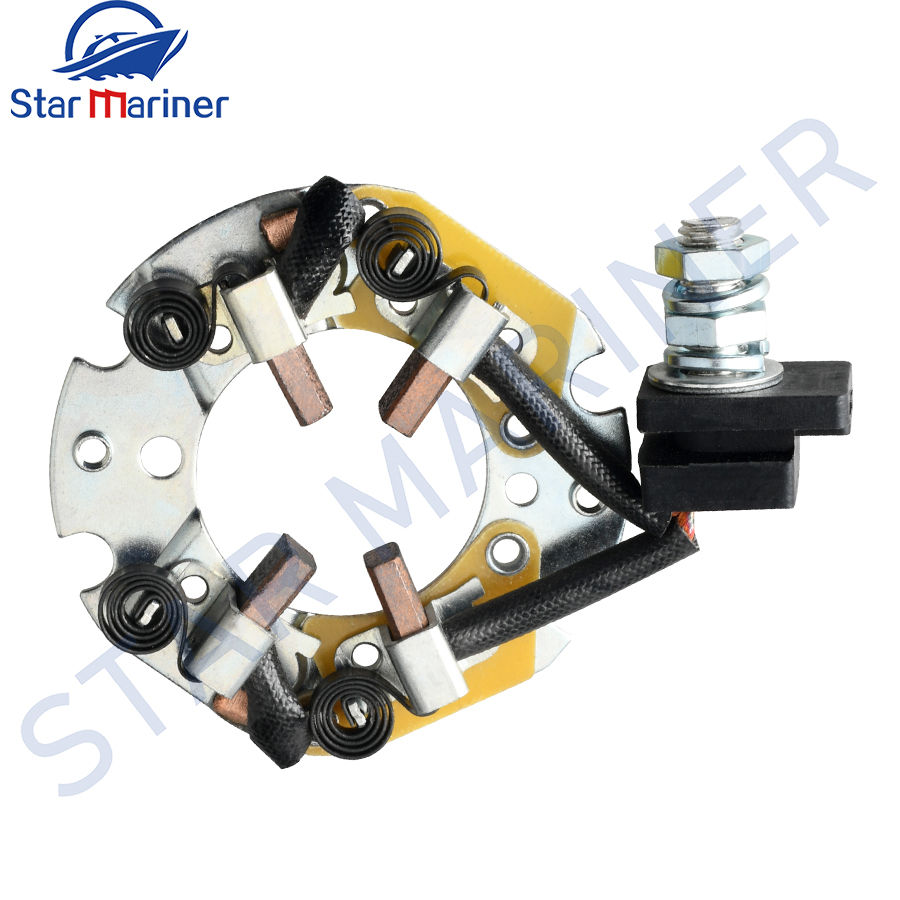 Conjunto De Escova De Carbono 6N7-81840 Para Motor De Popa Yamaha 115HP 150HP 200HP-00 Suporte Barco Assy Substitui