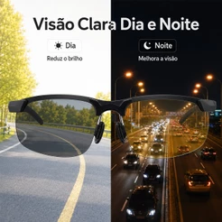 Óculos De Sol Fotocromáticos Polarizados Para Homens , Lentes De Transição Dirigir , Sem Estojo Incluído