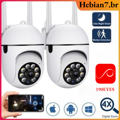 2MP 1080P 2.4G WIFI Câmera IP Externa PTZ Speed Dome CCTV Câmeras De Segurança