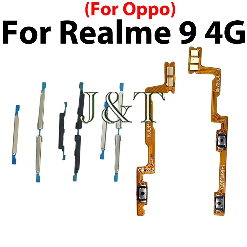 Botão Liga/Desliga Flexível Para Realme 9 4g RMX3521 , volume , Fita Cima E Baixo , De Teclas Na Lateral , Cabo