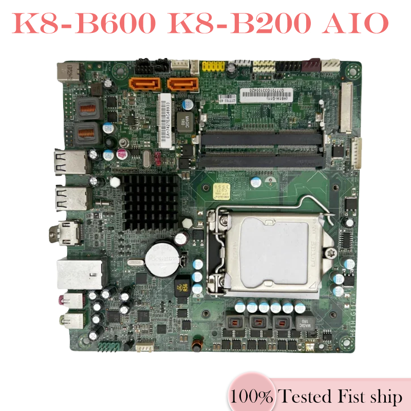 H61H-G11 V7.0 Para Haier K8-B600 B200 AIO Placa-Mãe G77701G331 LGA1155 DDR3 Testada