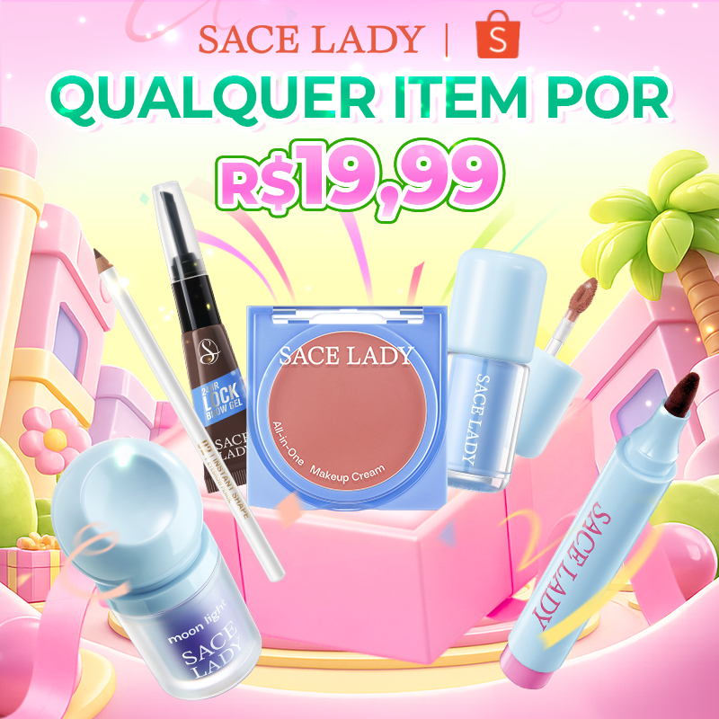 【LOTE LIQUIDAÇÃO】SACE LADY – Batom, Blush, Contorno, Iluminador, Sobrancelha – Escolha avulso | Envio Imediato