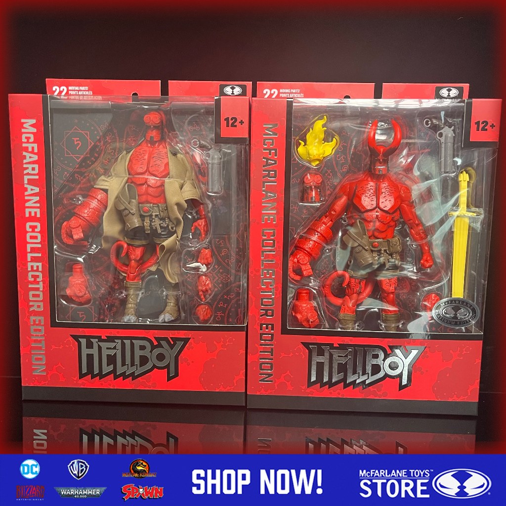 [Em Estoque] McFarlane Toys Hellboy Collector Edition Figura De Ação De 7 Polegadas