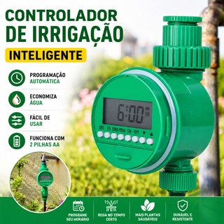Controlador Temporizador Para Irrigação Automático Hortas Jardins - Sistema Inteligente
