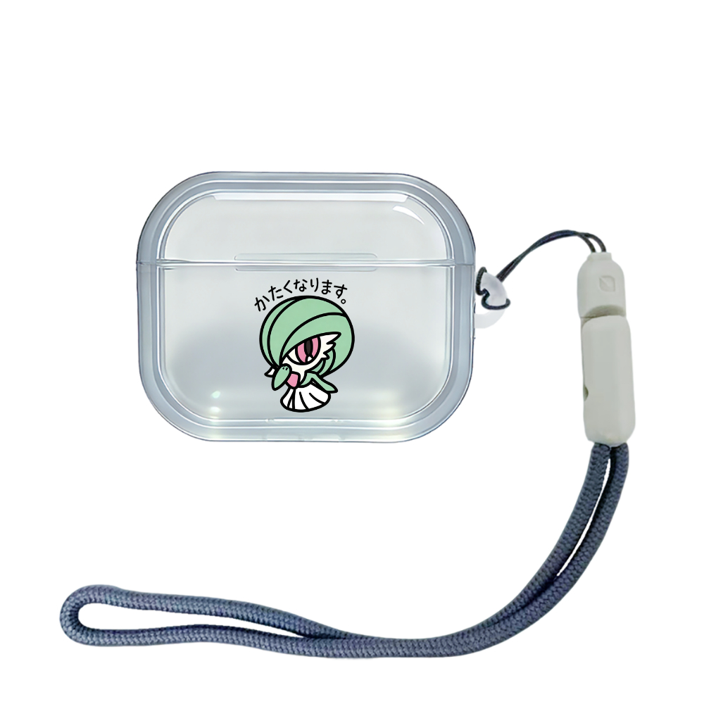 Capa Japonesa Pokémon Gardevoir AirPods Pro3 Com Corda Moderna Garchomp Pro2 De Fone De Ouvido Retangular À Prova De Cho