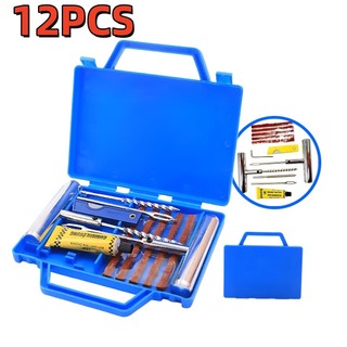 Kit Remendo Malete de Ferro Reparo Macarrão Pneu Carro Moto S/ Câmara metal + maletas