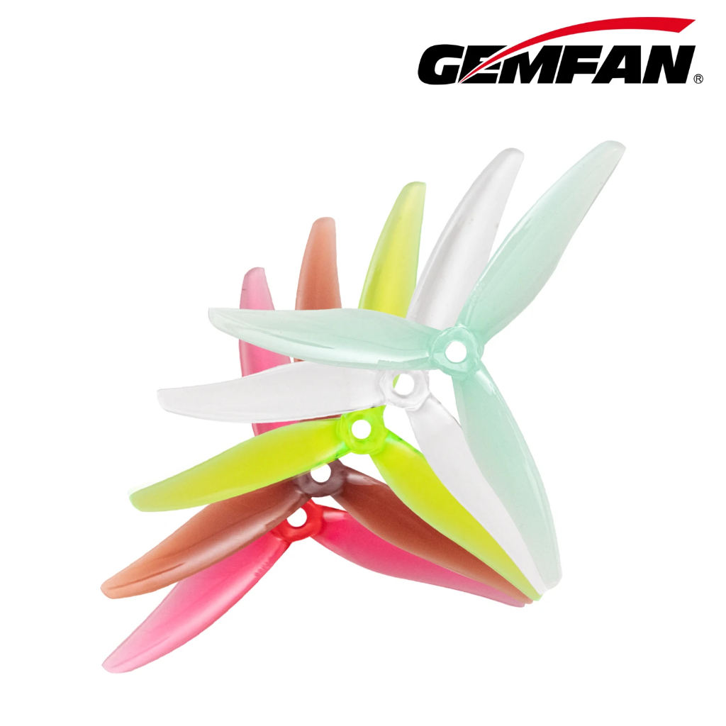 Hélice para Corrida FPV 6S Gemfan 51366 MCK 3 Pás – Compatível Motores 2306 2207 Alta Performance Kit 4pcs