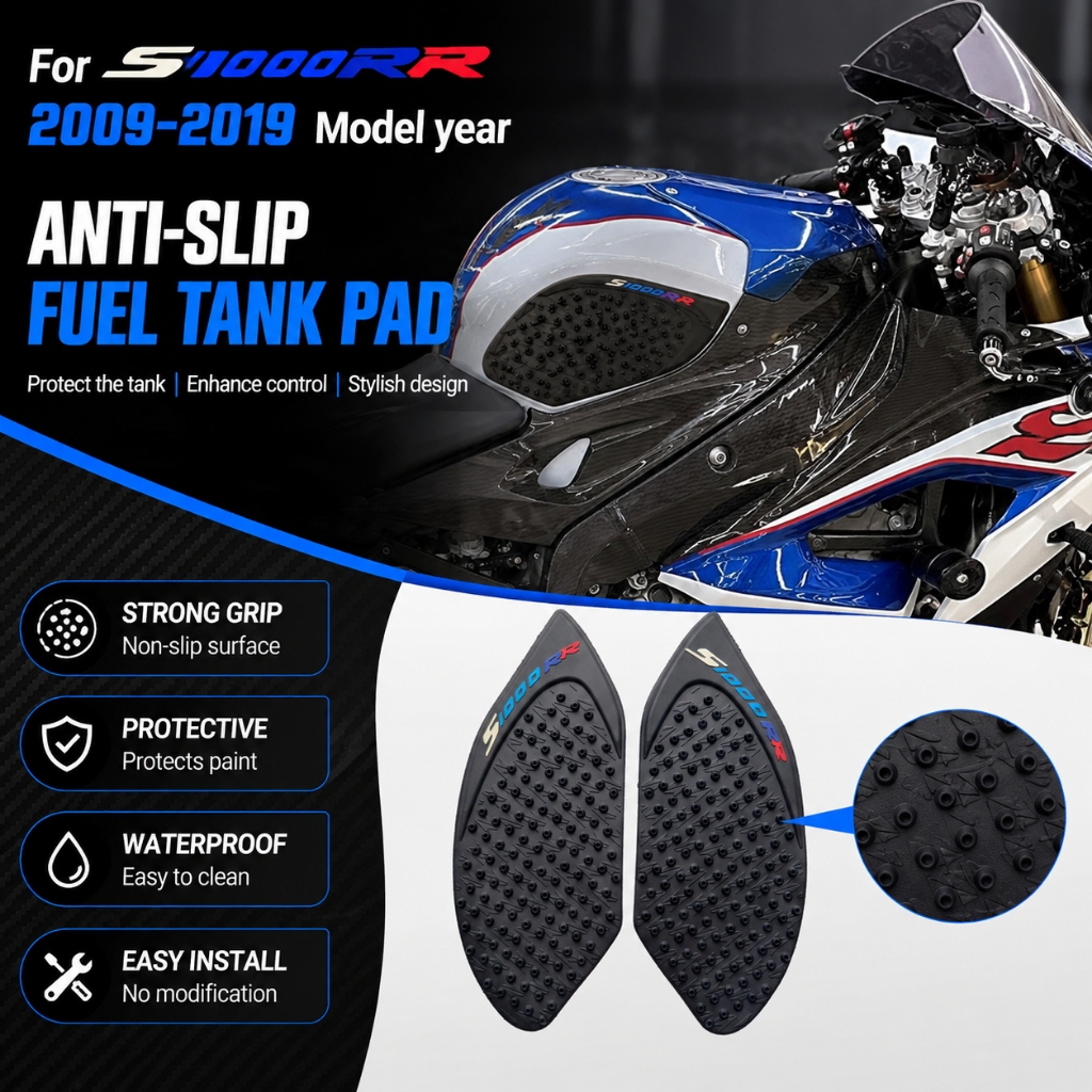 Motocicleta 3D Transparente Gás Joelho Aderência Tanque Tração Almofada Decalques Protetor Adesivo Para BMW S1000RR S100