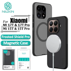 Nillkin Capa Magnética Para Xiaomi 17T Pro 15T De Telefone Fosco Escudo Traseira Anti Choque