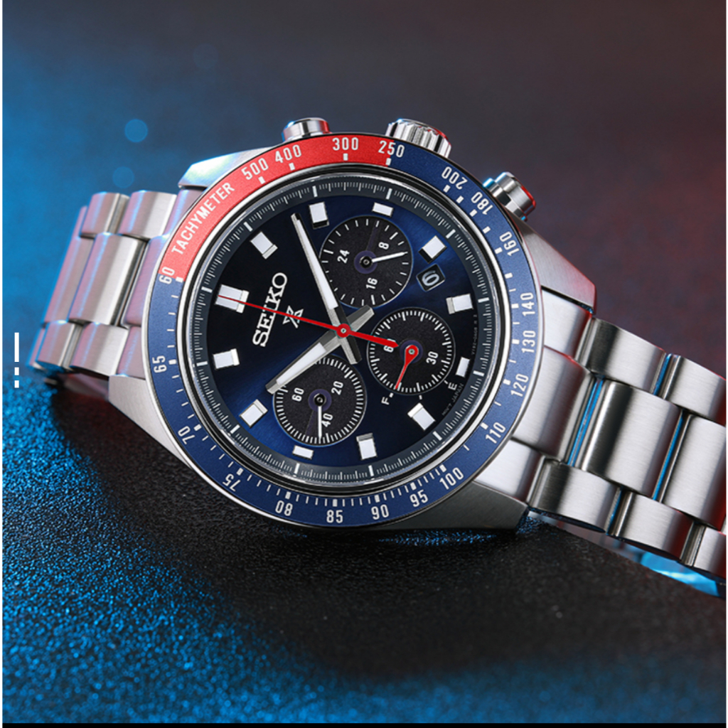 100 % Ori Seiko Prospex Speedtimer Jam Tangan Lelaki Relógios Masculinos De Quartzo Inoxidável À Prova D'água Negócios D