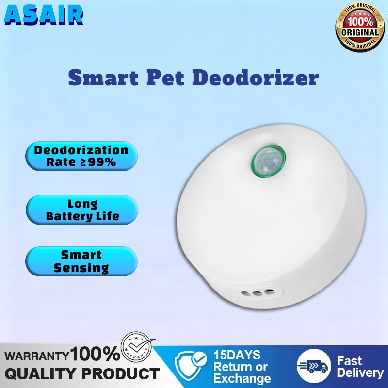 ASAIR Cat Smart Litter Caixa Desodorizador Eliminador De Carregamento USB Pet Purificador De Ar Sem Perfume Máquina Deso