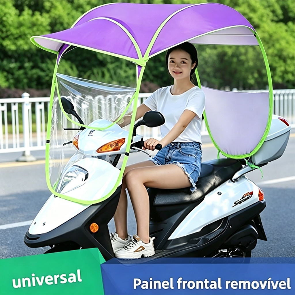 Protetor Solar Para Elétrica,Capa De Chuva Para Motocicletas,Proteção Contra Chuva E Sol,Capa Protetora Reforçada