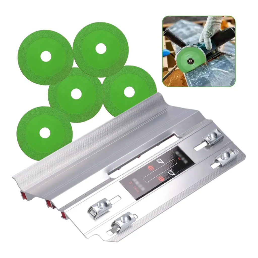Kit 5 Discos Adaptadores Para Cortador Porcelanato 45°