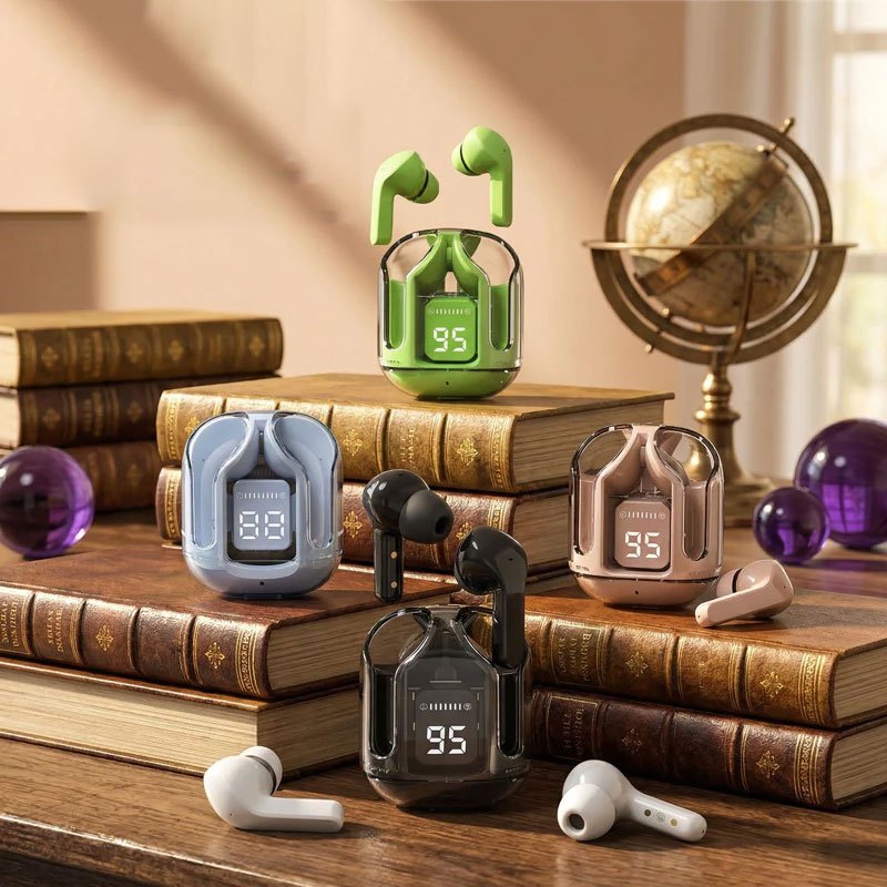 100% Importado Air31 Fones De Ouvido Bluetooth 9D Som À Prova Dwaterproof Água Display Digital Confortável TWS Compatíve