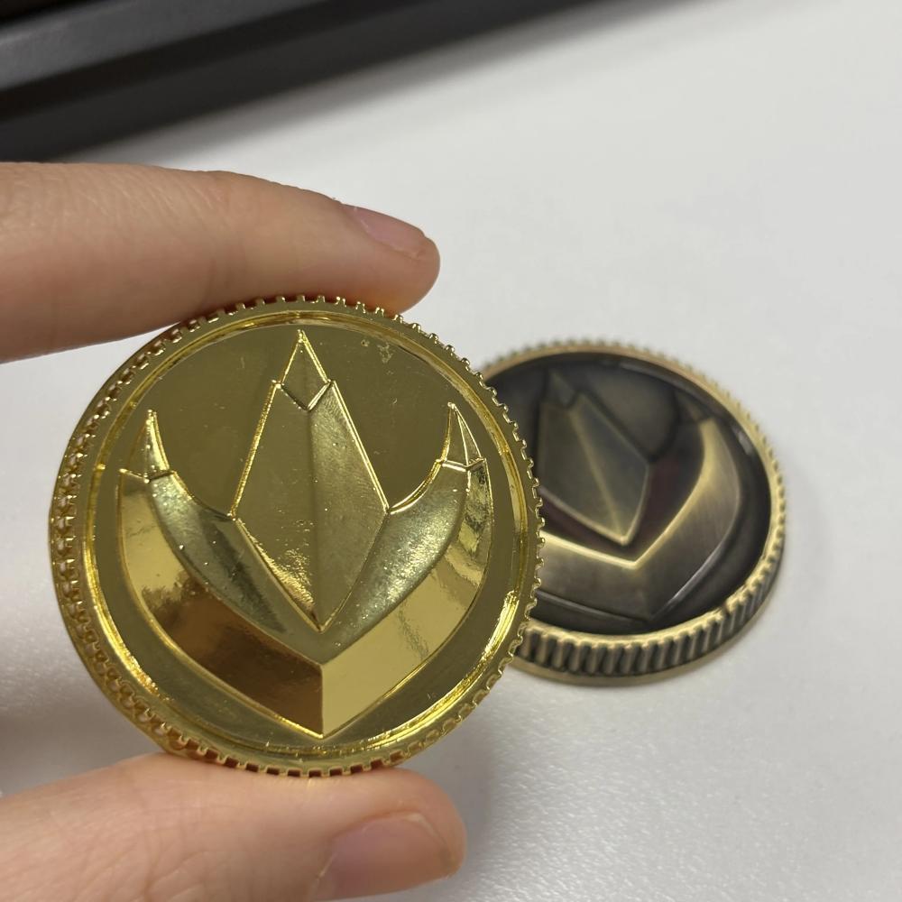 Moeda Resistida Legacy DRAGON Power Fit Ranger Morpher Coin-Gold (Opcional)