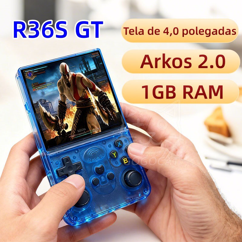 【GOGOCAT】R36S GT console De Videogame Portátil,r36s gt game portátil,for PSP/PS1/N64/GBA,console portatil,r36s arkos