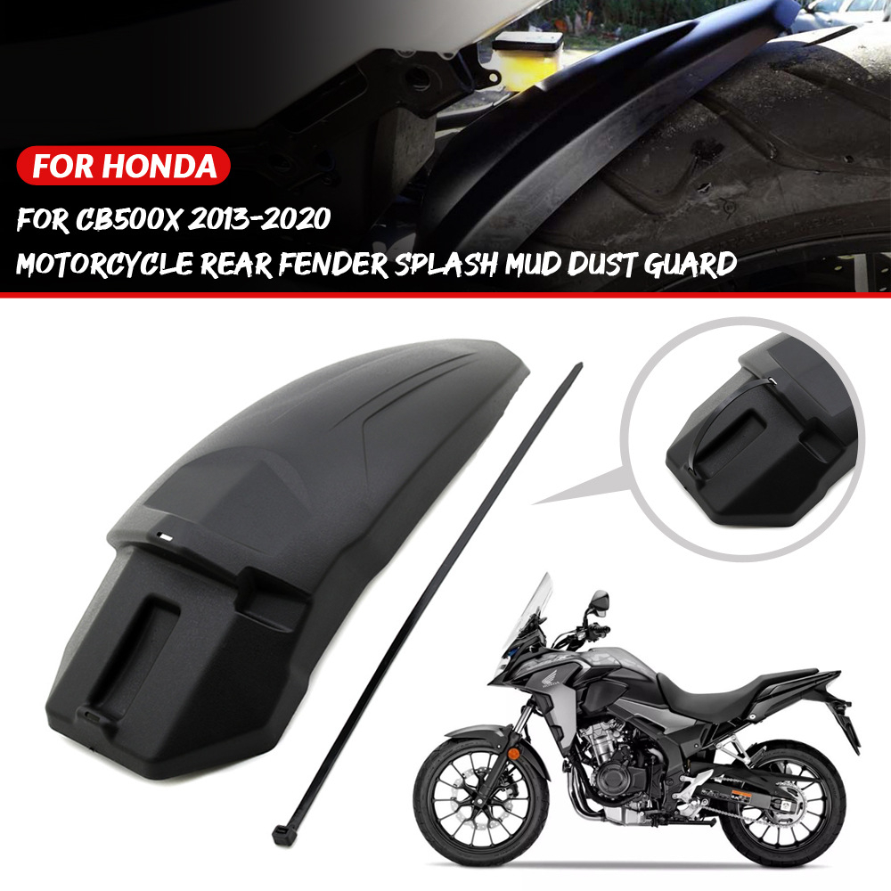 Fender Para-Choque Traseiro Médio Paralama Hugger Respingo Guarda Peças Modificadas Honda CBR500R CB500X CB500F 2013-202