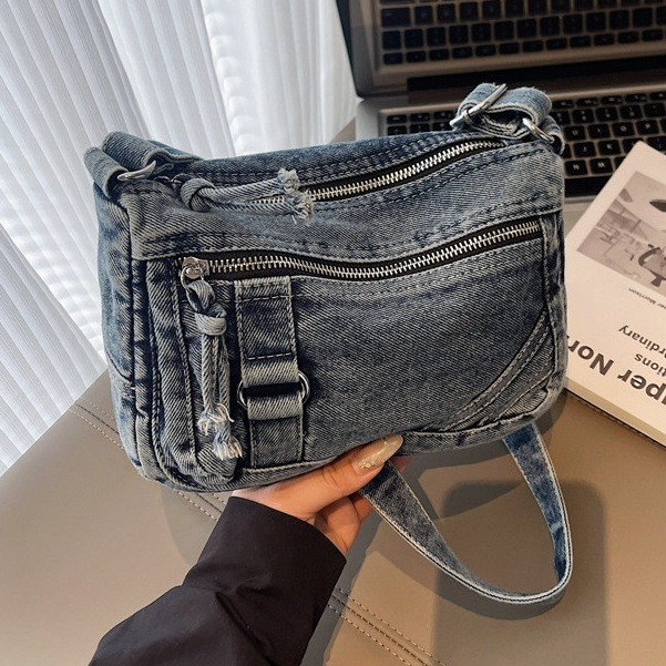 Bolsa jeans, bolsa de ombro moderna, bolsa Crossbody moderna