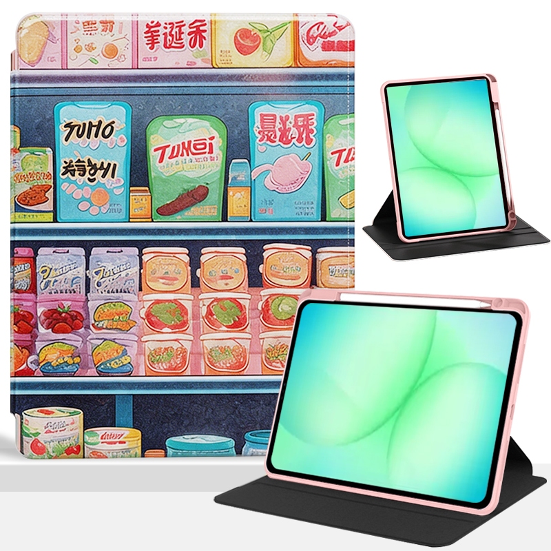 Para Samsung galaxy TabA7 Lite8.7'TabA9 TabA11 8.7 Polegadas 2025 Flip Acrílico 360 ° Capa Giratória Tablet Com Suporte