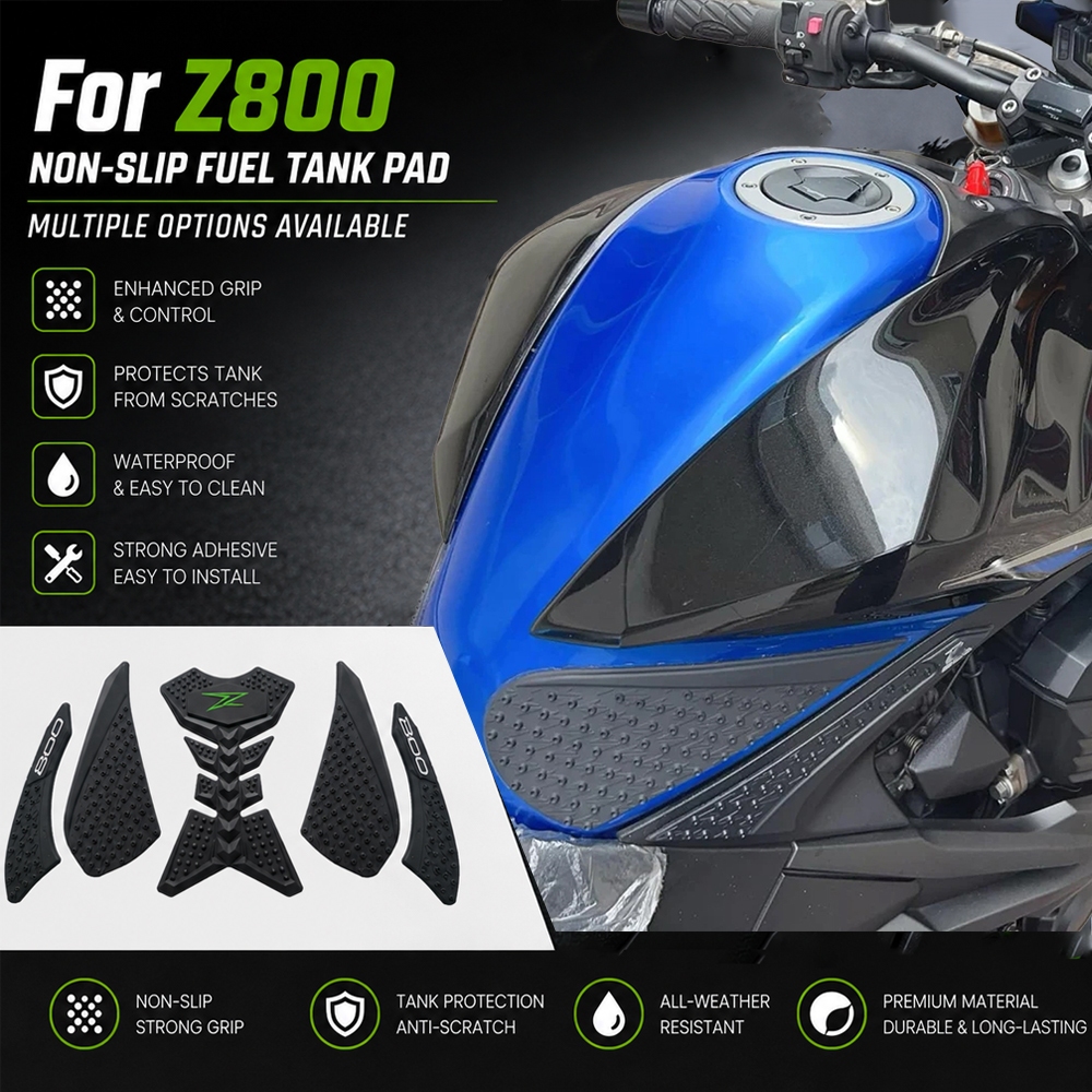 Para Kawasaki Z800 Z 800 Z800 Adesivos Da Motocicleta Almofada De Tração Do Tanque De Combustível Joelheiras Lateral Pro