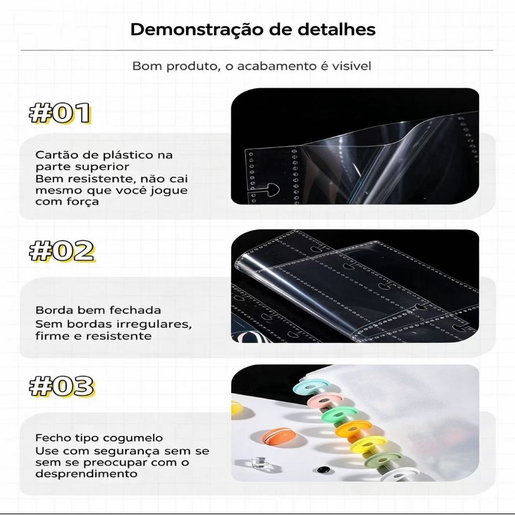 Álbum de fotos DIY Macaron cor cogumelo fivela cartão álbum estrela perseguindo cartão de foto livro de armazenamento qu — imagem 2 de 2