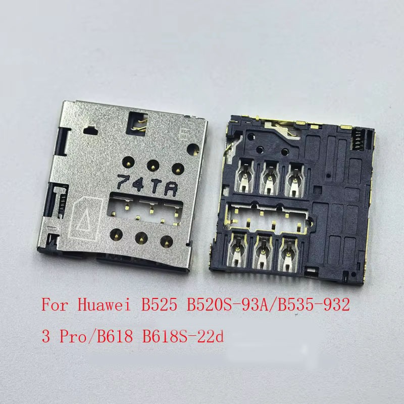 10-30 Pçs Bandeja De Cartão Sim Slot Conector Plug Para Huawei Roteador Wifi B618 B525 B520S-93A B535-932 B618S-22D Leit