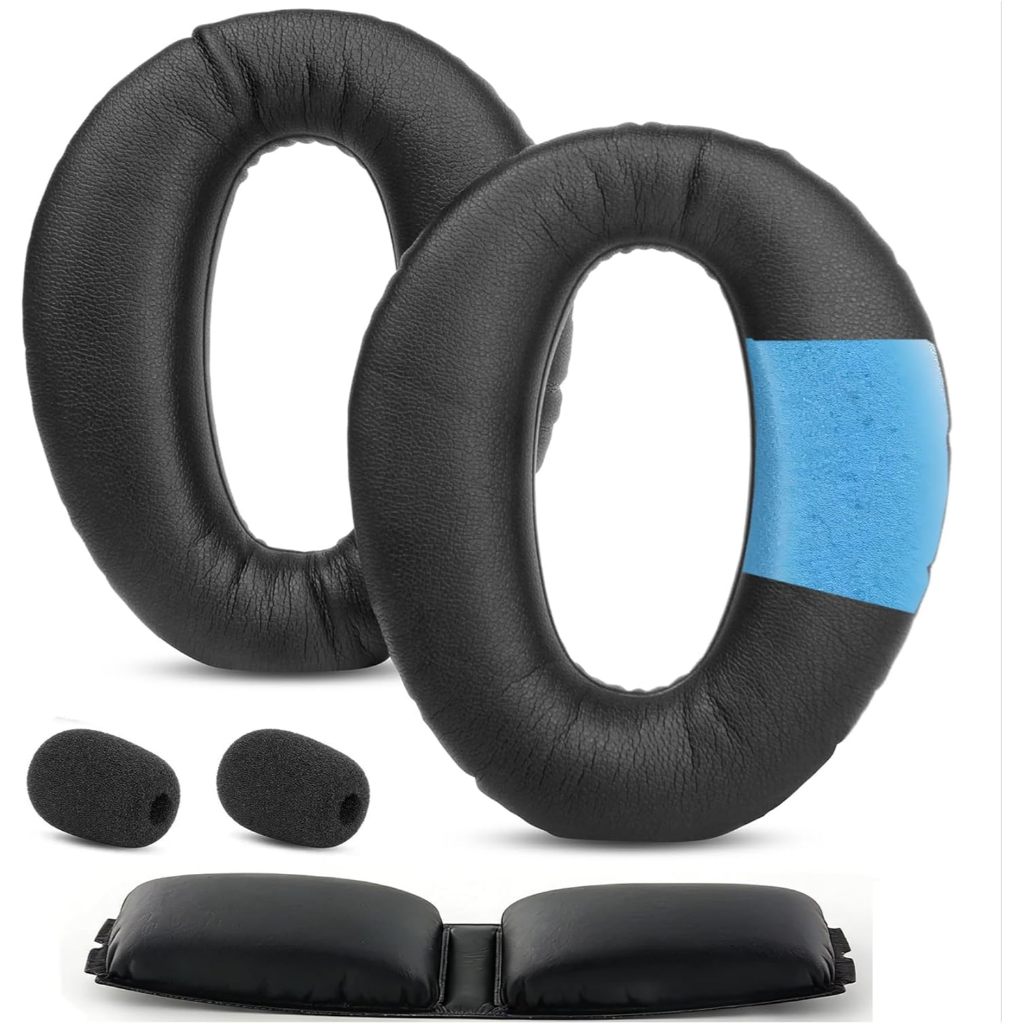 Almofadas De Substituição Para Fones De Ouvido Lightspeed Aviation Sierra/Tango ANR Com Couro Proteico Mais Macio (Não C