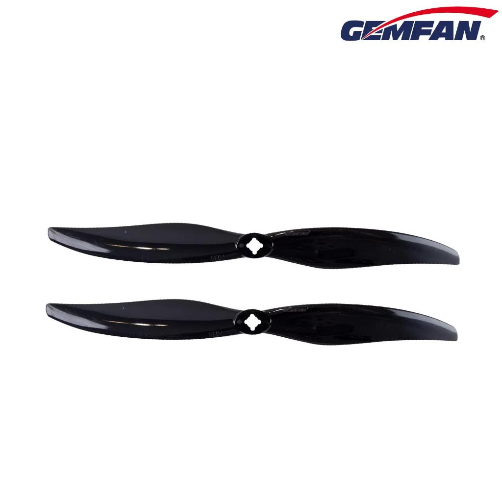 Hélice FPV 2 Pares/4pcs Gemfan Shaft M5 LR 7035 De 2 Lâminas De Longo Alcance Para Drone De Corrida RC