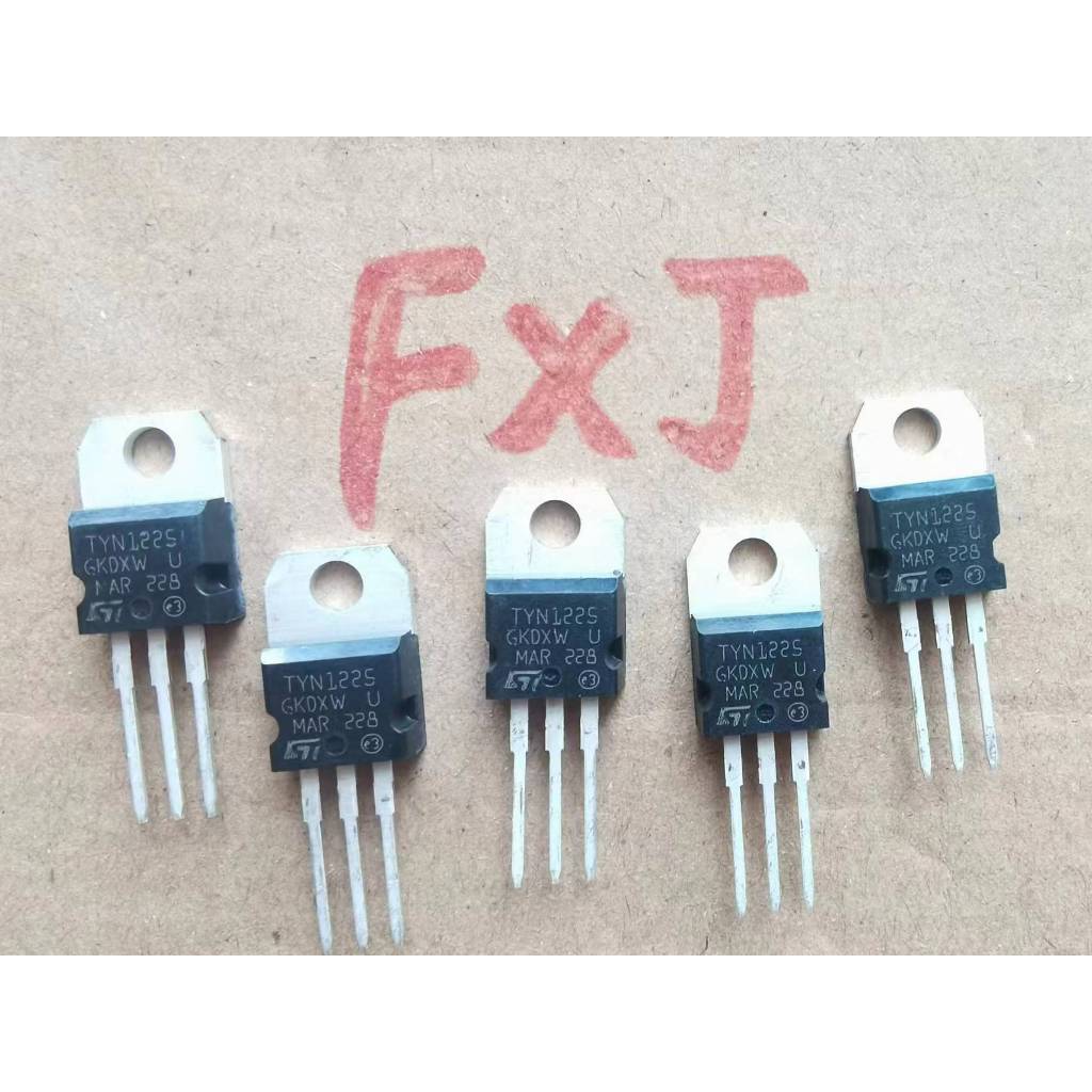 (10 unidades) TYN1225 Silício controlável unidirecional TO-220 Novo Original 25A/1200V