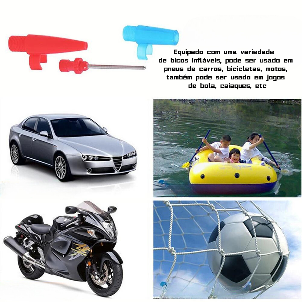 Mini compressor de ar de carro 300psi 12v adequado para pneu de carro motocicleta bicicleta colchão bola — imagem 2 de 2