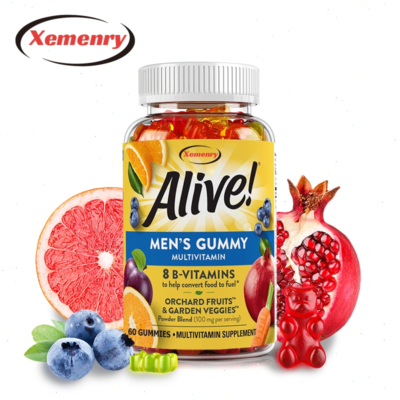 XEMENRY-Complexo De Vitaminas A , C , D3 , E B-Sem Glúten Conservantes Adicionados