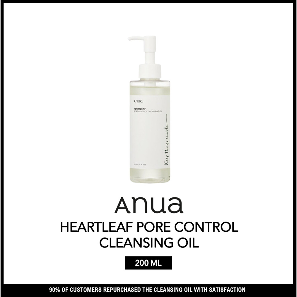 Óleo De Limpeza ANUA HEARTLEAF Controle De Poros 200 ML