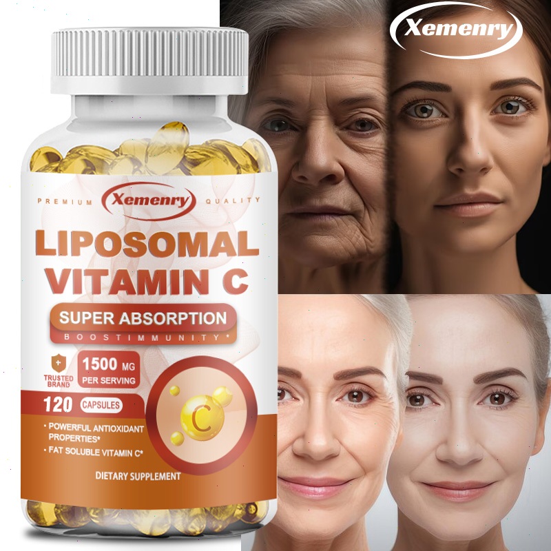 XEMENRY-1450 mg De Vitamina C E 50 Mistura De Fosfolipídeos-Sem Glúten Adição De Conservantes