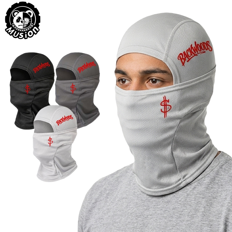 Musion Original Balaclava Motocicleta Máscara Facial Backwoods Impressão Respirável Protetor Solar Ao Ar Livre Equitação
